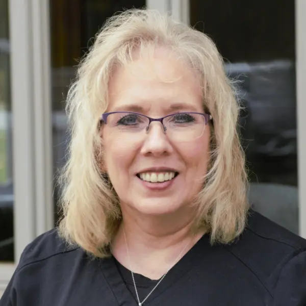 Debbie, Dental Assistant at Knight Dental, smiling headshot