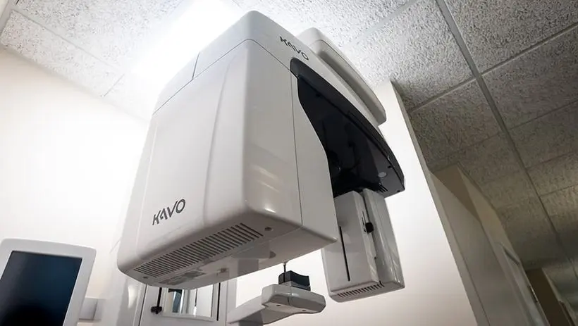 3D panoramic dental imaging machine used for X-rays and diagnostics at Knight Dental Care in Midland, MI