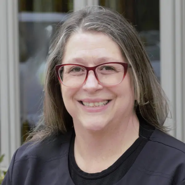 Rhonda, Patient Coordinator at Knight Dental, smiling headshot