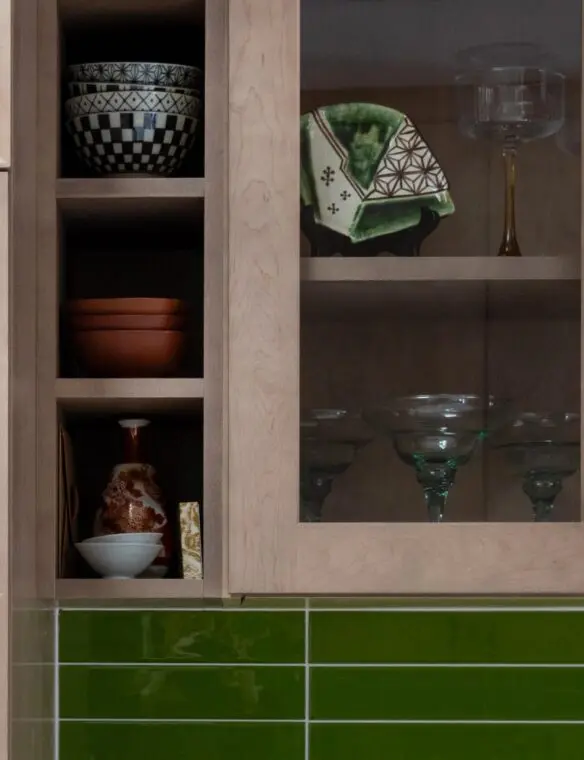 Madison Kitchen Design Niche shelving