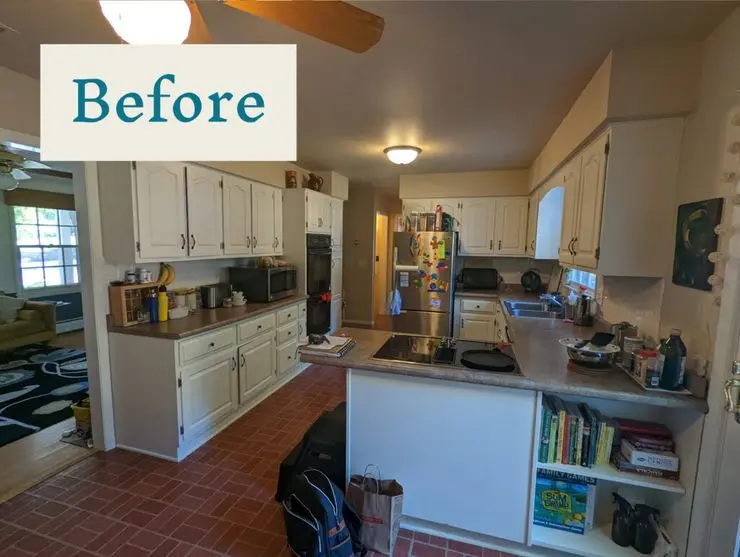 kitchen before remodeling