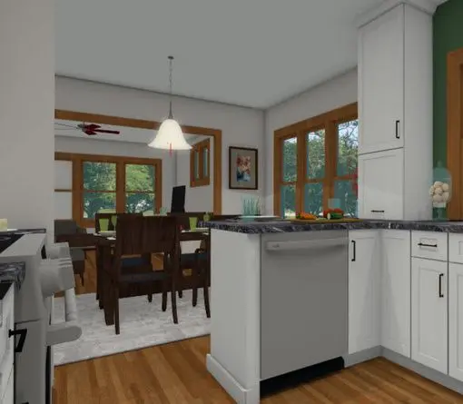 Madison Isthmus Kitchen Remodel - Rendering 3