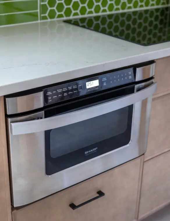 Madison Kitchen Remodel Drawer Microwave