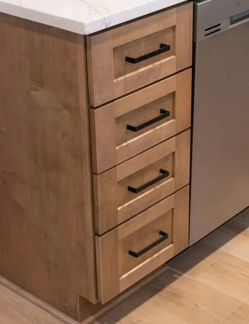 Kitchen Showplace Maple Cashew Perimeter Base Cabinets Madison WI Sims