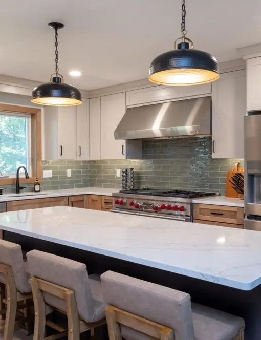 Large Kitchen Island Remodel Madison WI Sims