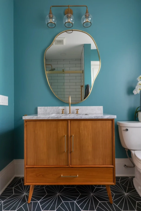 Bathroom Remodel Madison WI Puddle Mirror