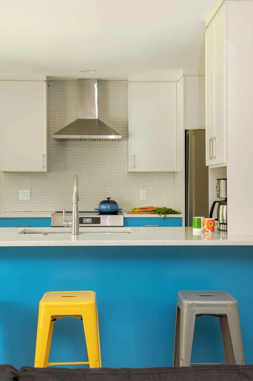 Kitchen Remodel Madison WI Penny Tile Backsplash