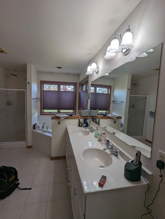 small bathroom renovation