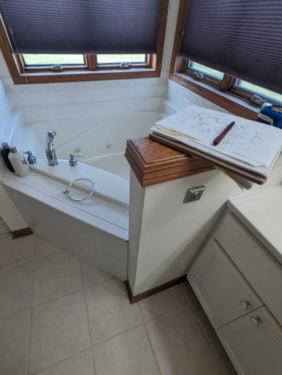 bathroom remodel before after