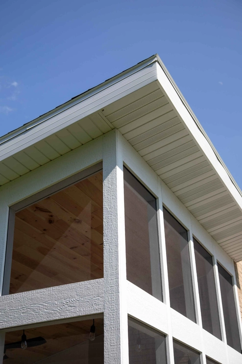 Screened Porch Madison WI Roof Line