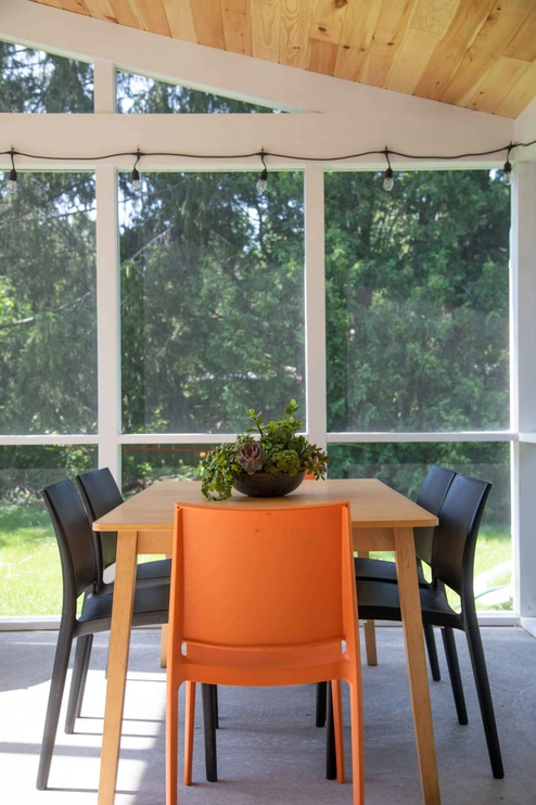 Screened in Porch Madison WI Outdoor Dining