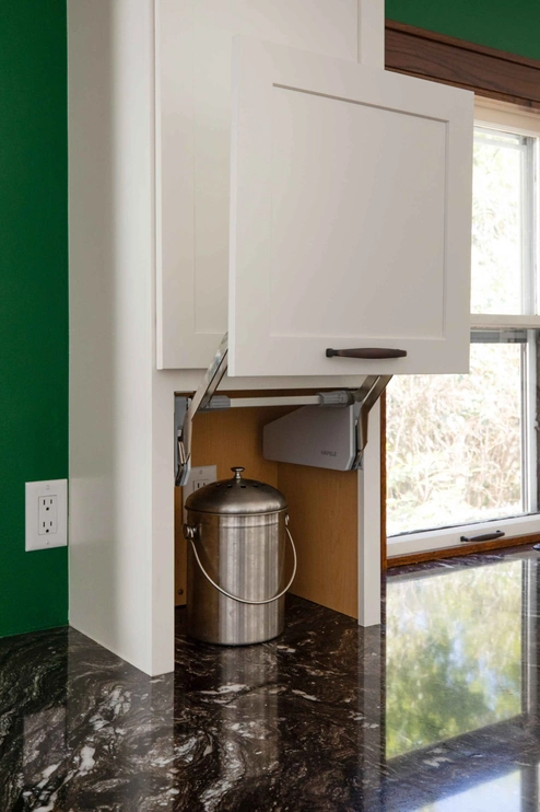 Kitchen Remodel Madison Pull Up Hideaway Storage