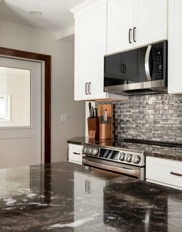 Kitchen Remodel Madison Satin White Showplace Cabinets