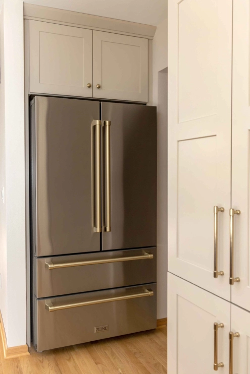 Kitchen Remodel Sun Prairie Fridge Niche
