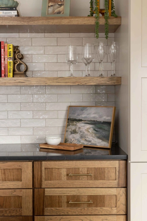 Kitchen Remodel Sun Prairie WI Open Shelving Design