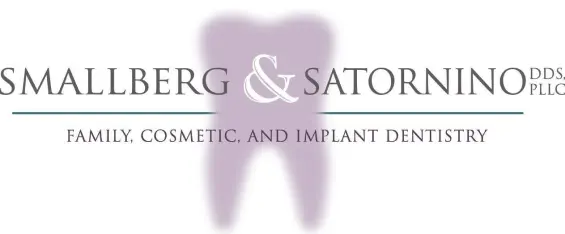 Smallberg & Satornino logo featuring tooth icon – Cosmetic Dentistry in Westbury, NY – Smallberg & Satornino, DDS, PLLC