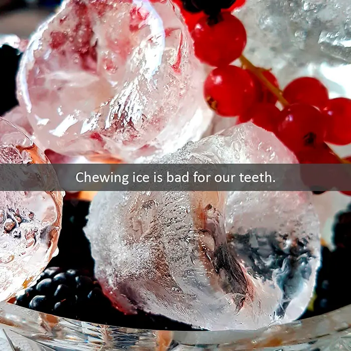 Chewing Ice Is Bad for Our Teeth | VP Dental | Stop Chewing Ice VP Dental | Stop Chewing Ice