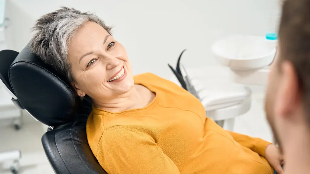 Female dental patient at her dentures consultation