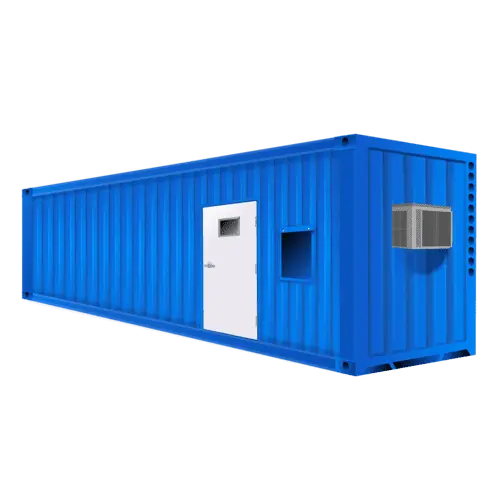 Portable storage ground level office