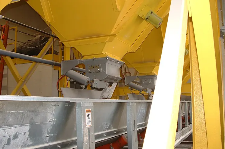 Bin Gates Used at a Facility