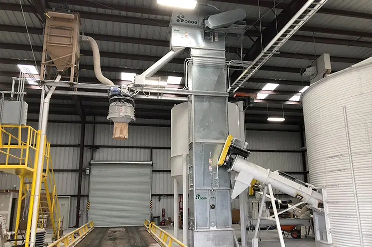 Depot Style Industrial Bucket Elevator Applications