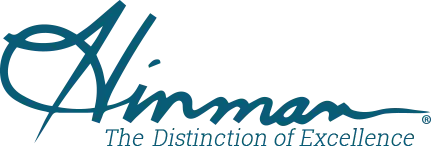 Hinman logo, featuring elegant blue cursive text with the tagline below