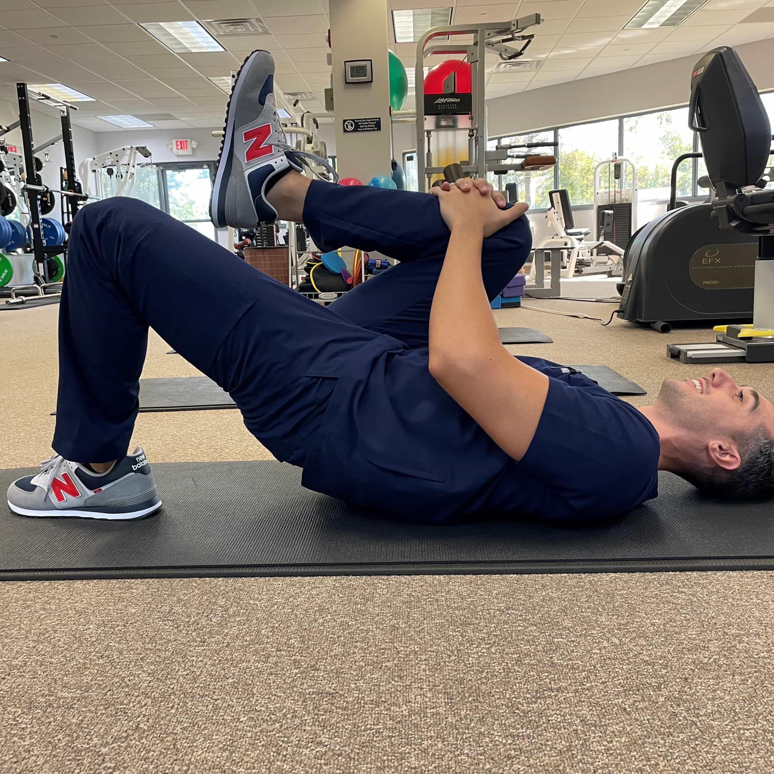 Single Leg Bridge finish