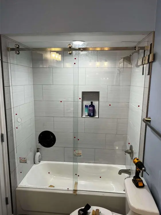 Custom shower glass