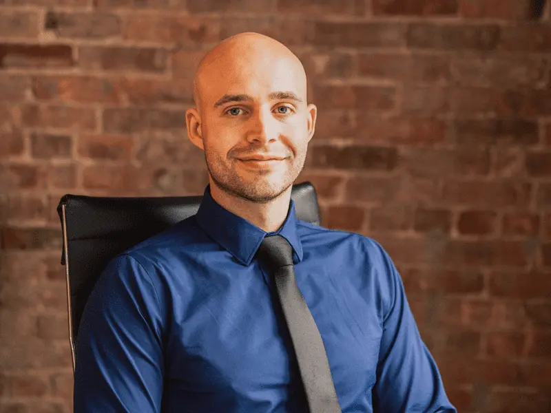 Portrait of Dr. Denis Cherkalin, New York spine specialist and neck pain doctor at New York Spine Specialist