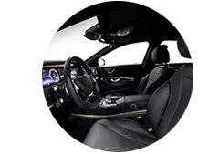 Interiorof car focus on dashboard