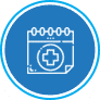 Medical Appointment Calendar Icon
