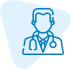 Icono del personal médico