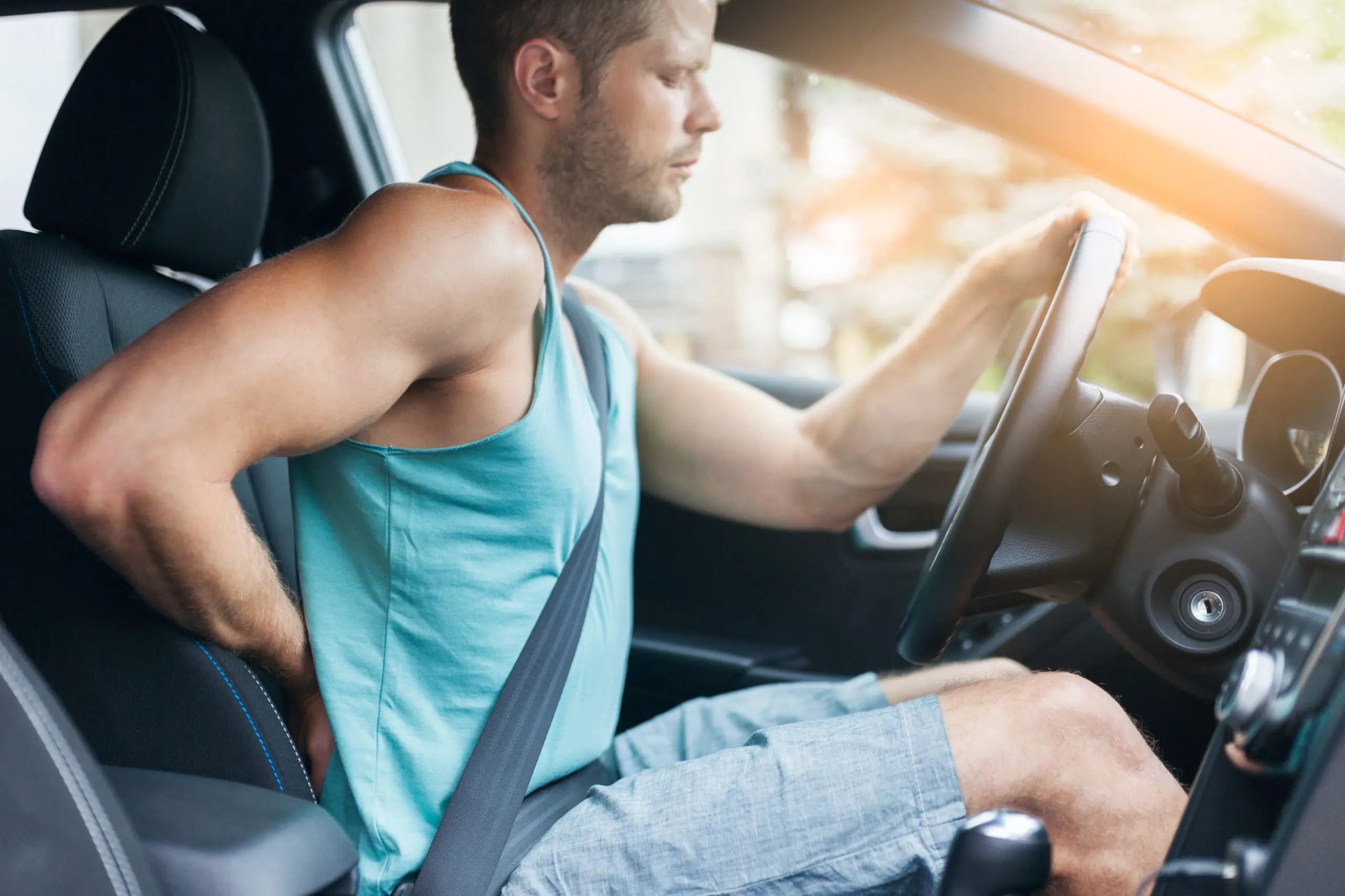 Lumbalgia tras un accidente de tráfico