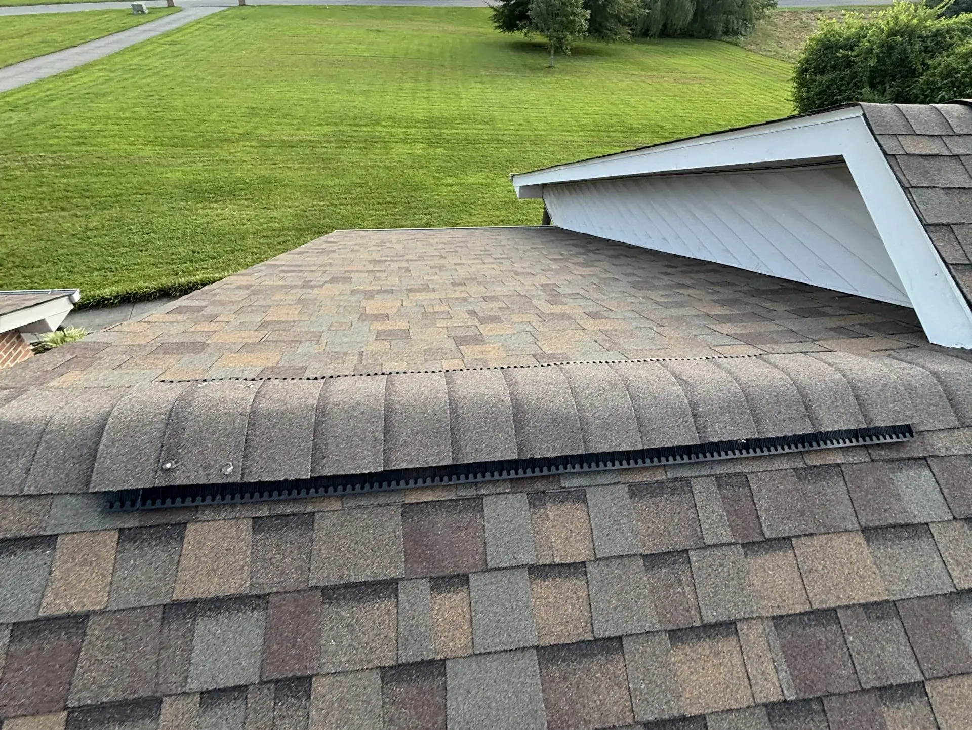 new shingles roof project