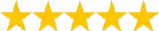 5 golden stars 