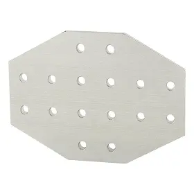 16 Hole Cross Flat Plate - 25-4170