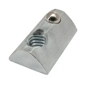 Roll In T-Nut with Ball Spring - 3923