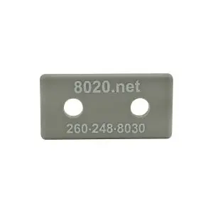 80/20 Gray End Cap - 2045GRA