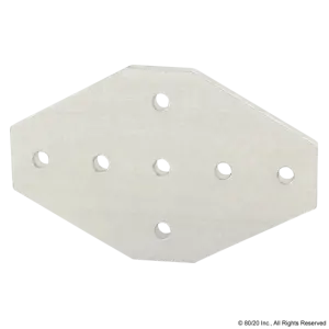 7 Hole Cross Flat Plate - 40-4335