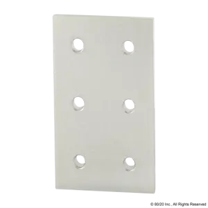 6 Hole Rectangular Flat Plate - 4366