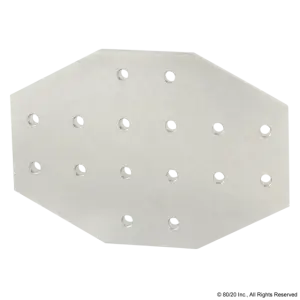 16 Hole Cross Flat Plate - 40-4370