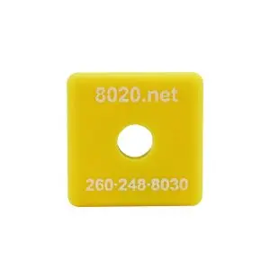 80/20 Yellow End Cap - 2015YEL