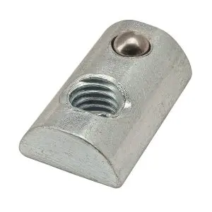 Roll In T-Nut with Ball Spring - 3922