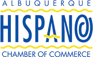 Albuquerque Hispano Chamber of Commerce logo displayed by Serenity Electrical Services, marking its active chamber membership.