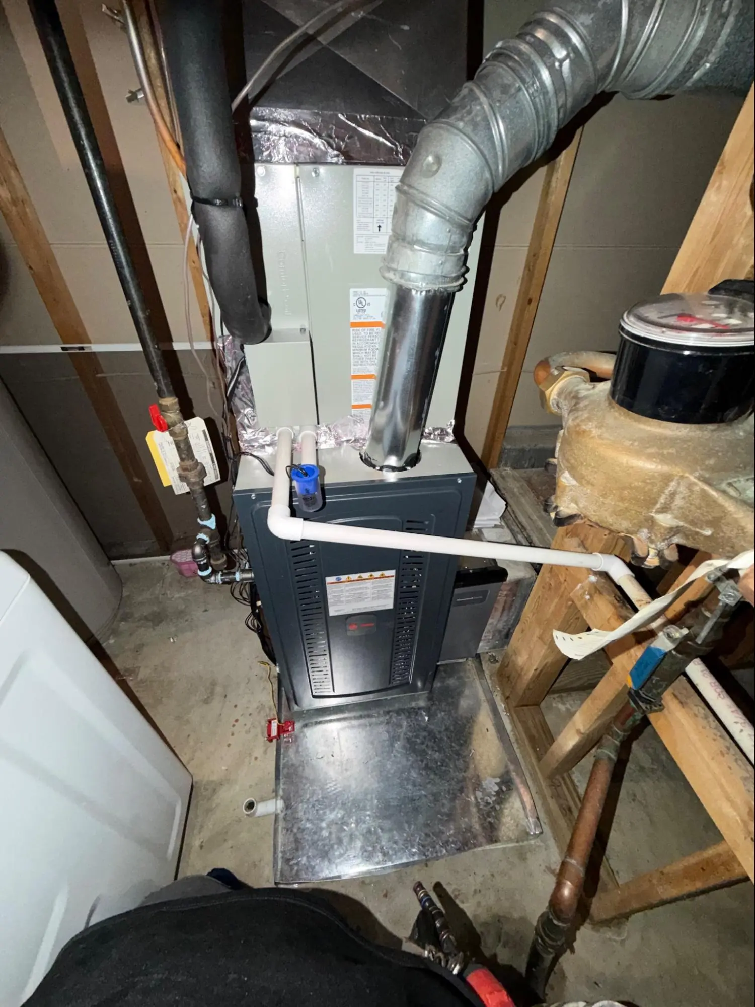 Complete Trane HVAC System Replacement in Bowie, MD – Air Conditioner, Gas Furnace & Air Cleaner Installation