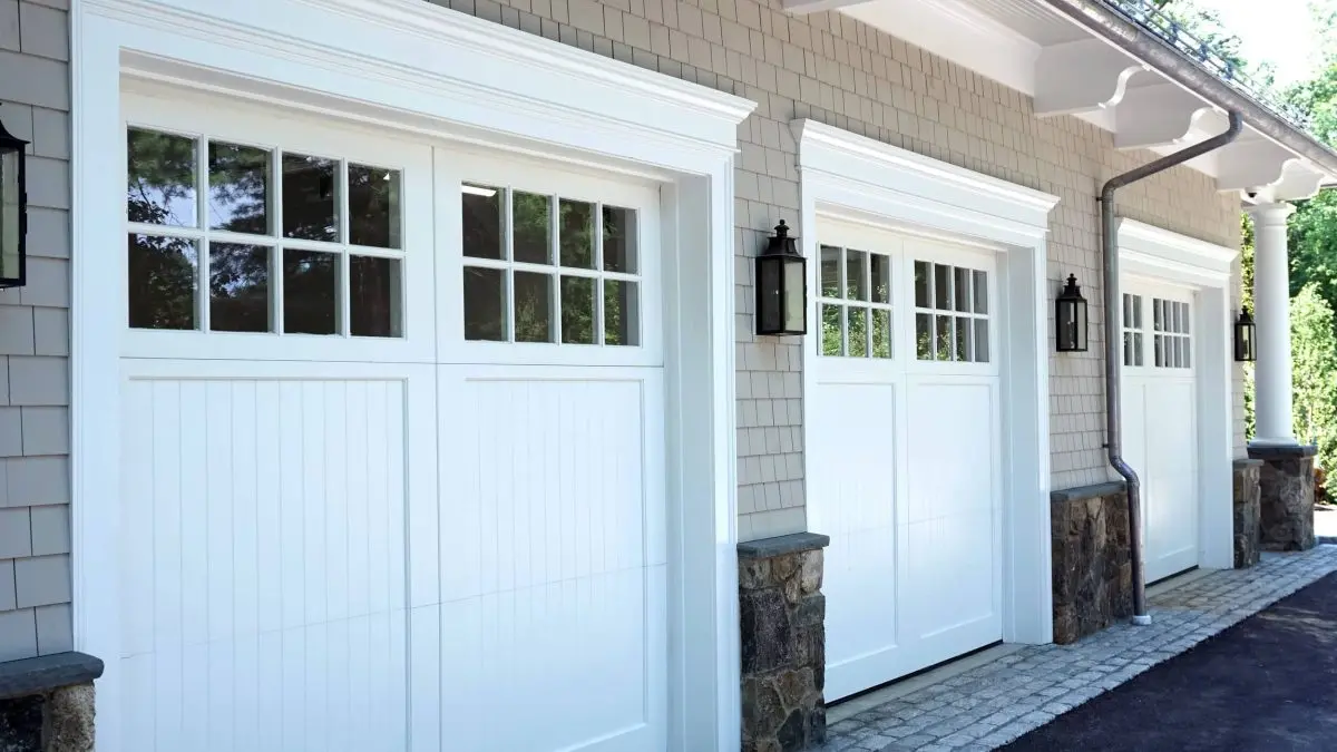 White Coated door's painted by our expert painters in frederick