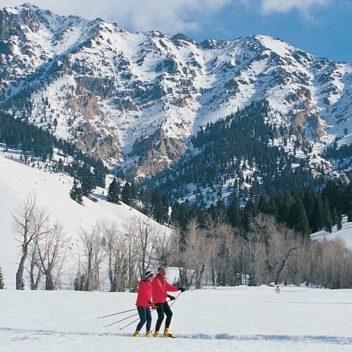 skiing in boulder mtns 1990s