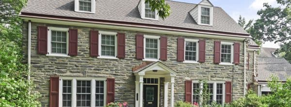Exterior painting in Villanova, recently completed by PAINT