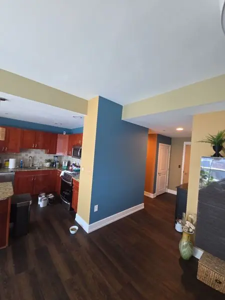 Interior painting in Northern Liberties, recently completed by PAINT