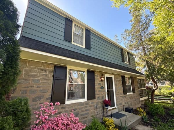 Exterior painting in Springfield Township, recently completed by PAINT